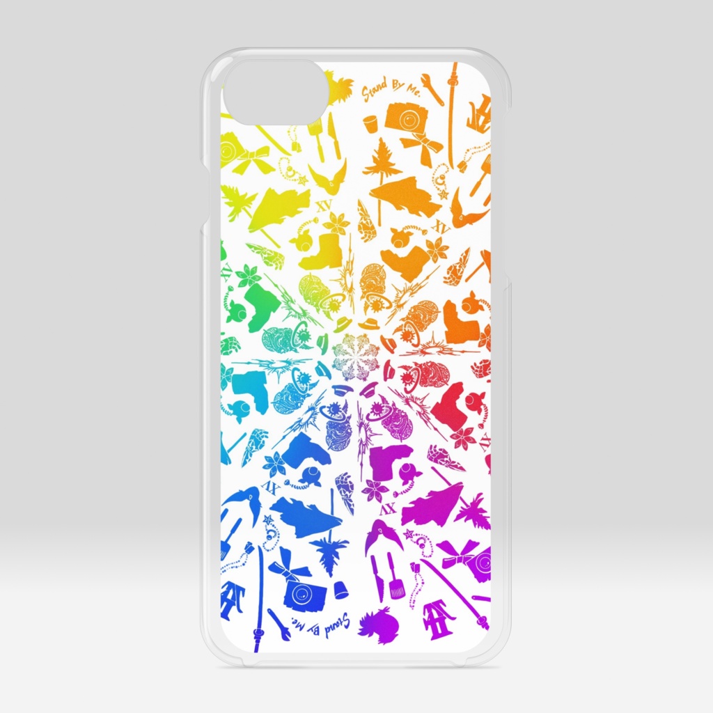 15iPhoneクリアケース虹1