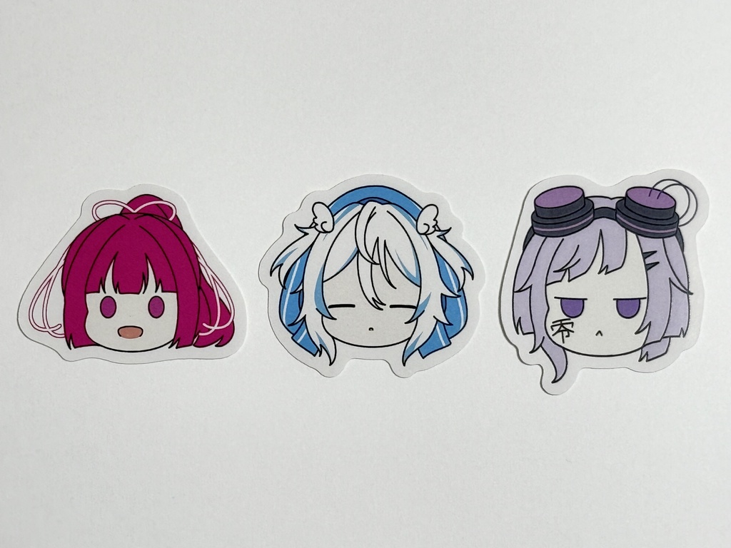 東京電脳 ステッカー【ねねるねる・叶ヒカリ・八波零音】