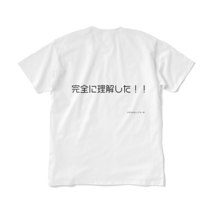 完全に理解した/わからんなんもTシャツ