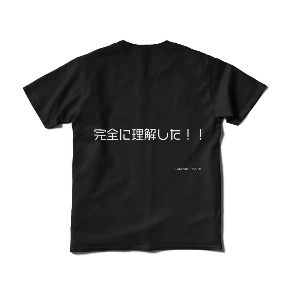 完全に理解した/わからんなんもTシャツ
