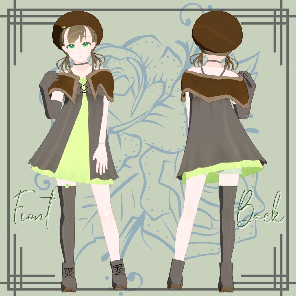 オリジナル3Dモデル「ルビアナ -Lubiana-」