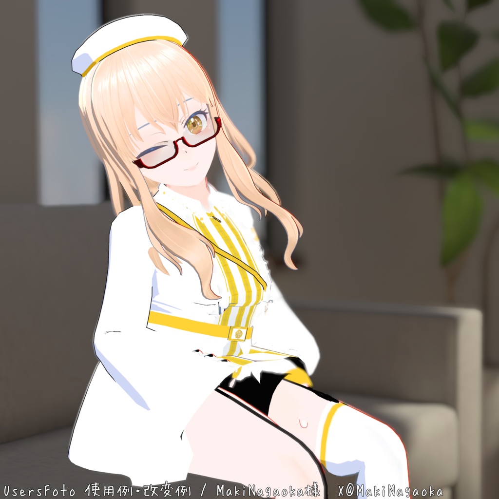 オリジナル3Dモデル「シルエット-Silhouette-」Ver.2