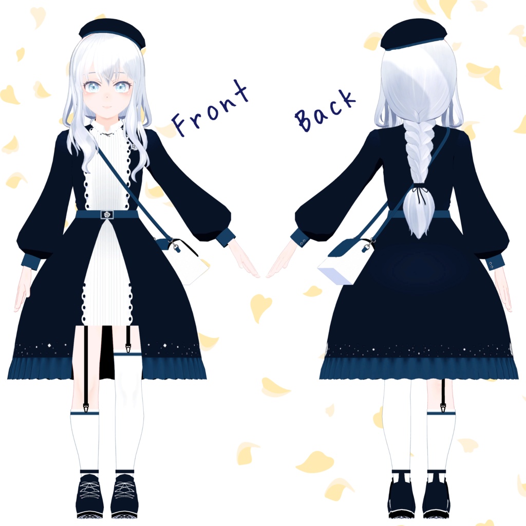 オリジナル3Dモデル「シルエット-Silhouette-」Ver.2