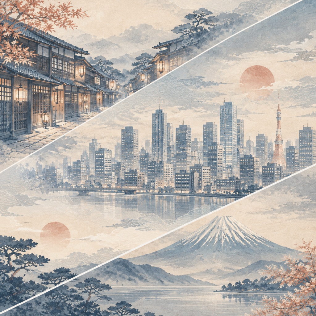 日本の風景アート