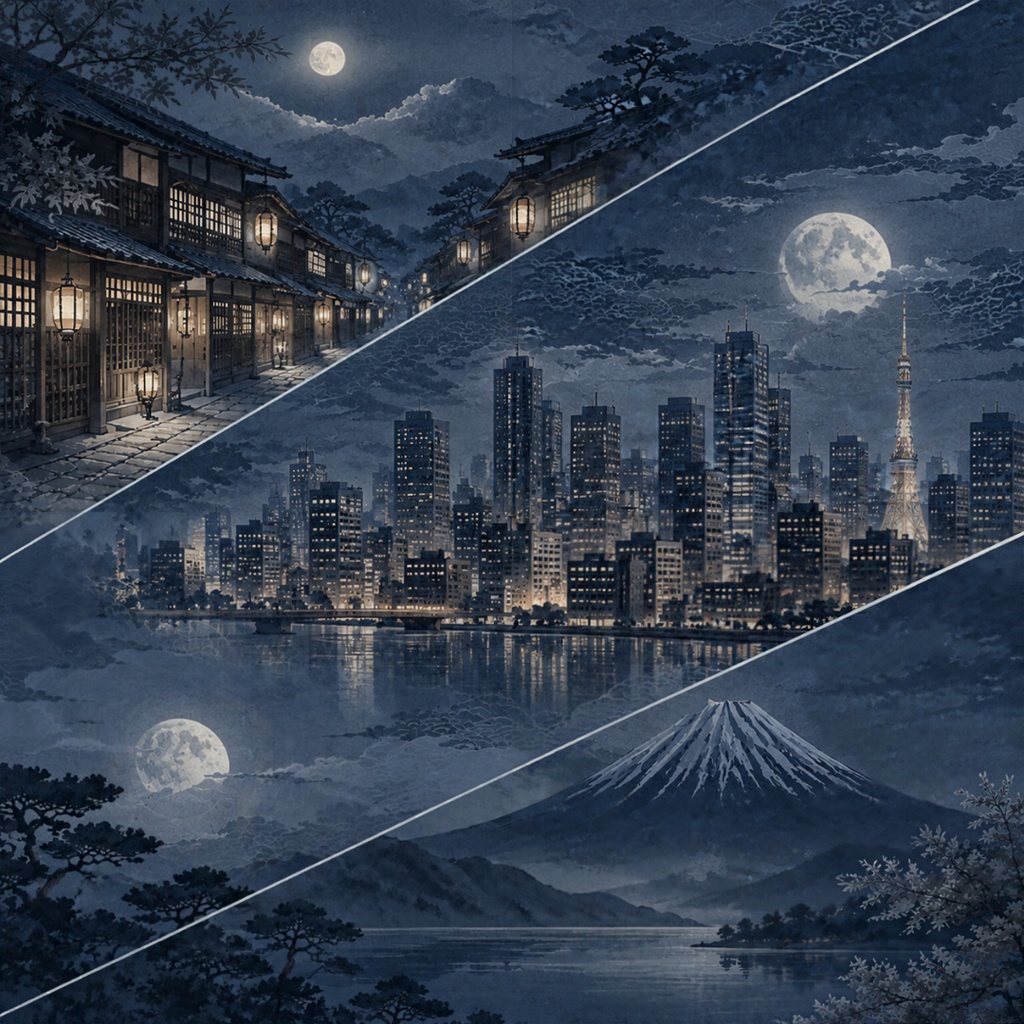 日本の風景アート
