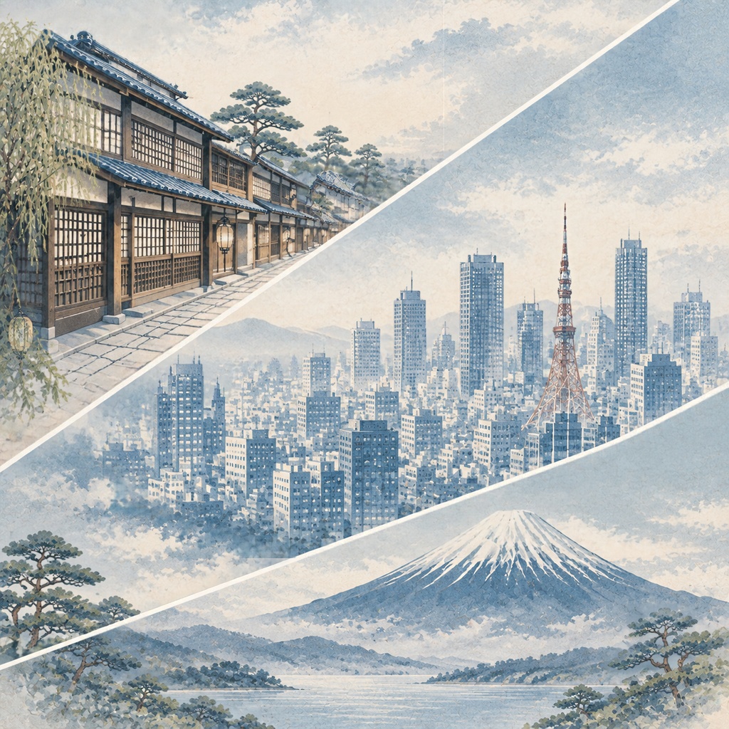 日本の風景アート