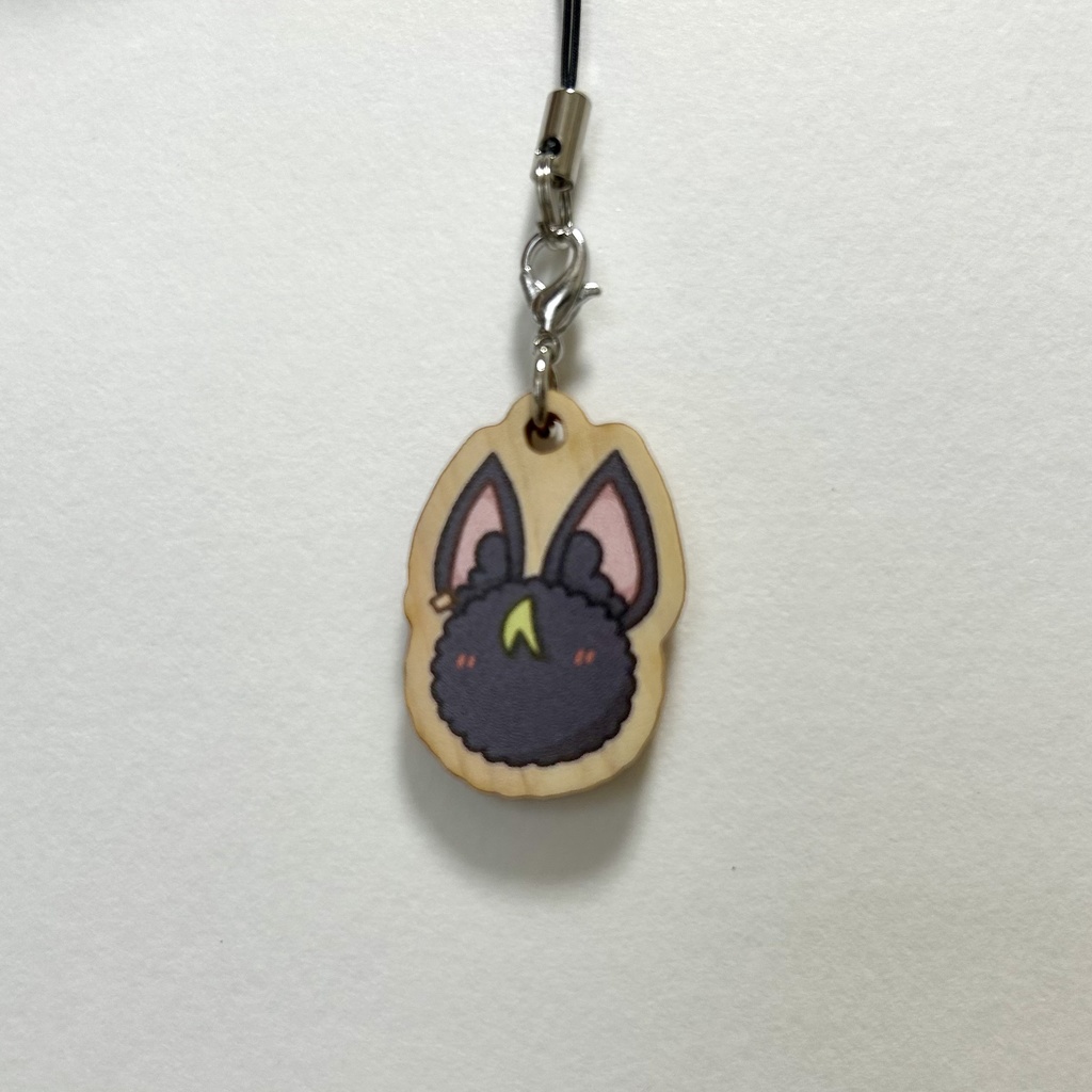 けだま　ウッドキーホルダー