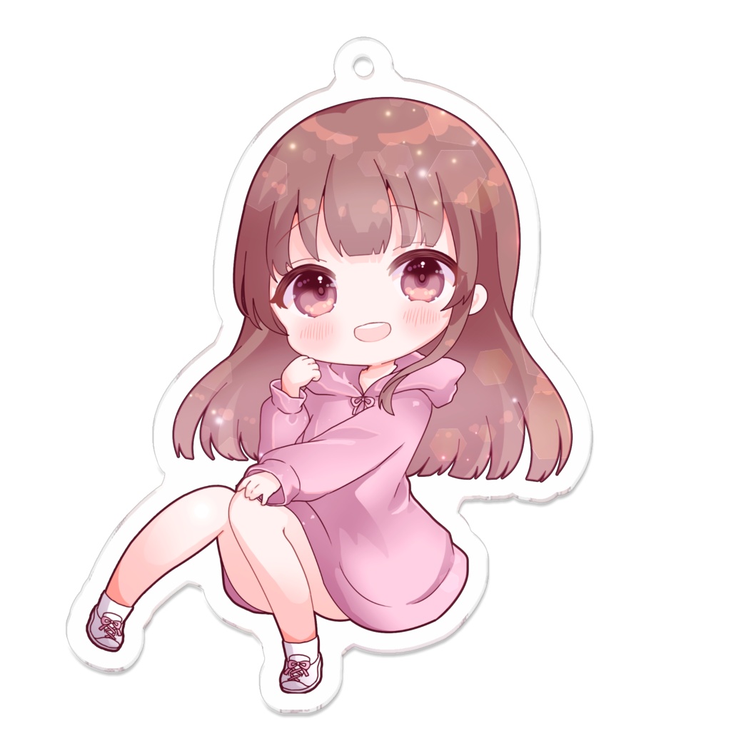 アクリルキーホルダー♡パーカーワンピース 座位タイプ