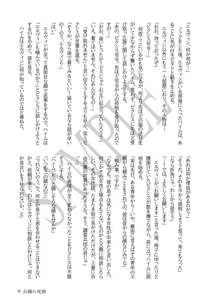 兵團の死神 番外