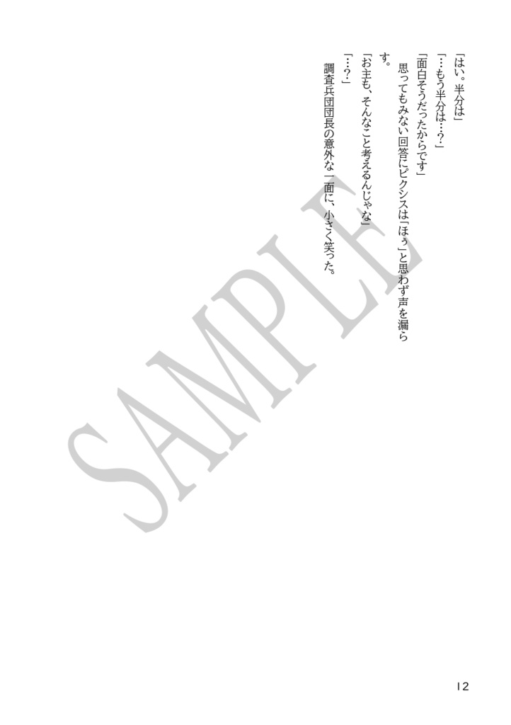 兵團の死神 番外