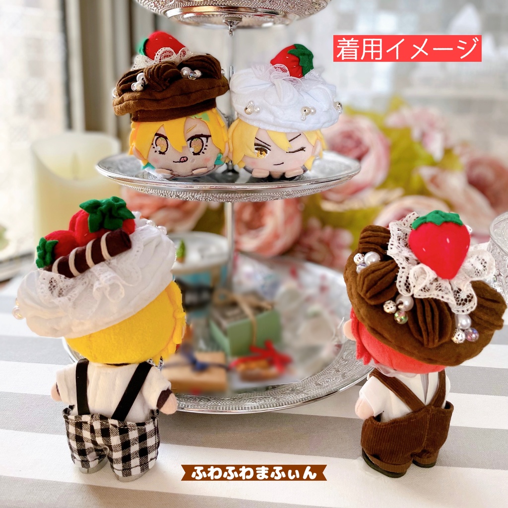 濃厚ビターなショコラのケーキベレー帽