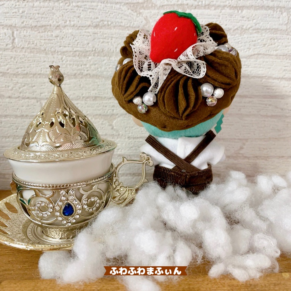 濃厚ビターなショコラのケーキベレー帽