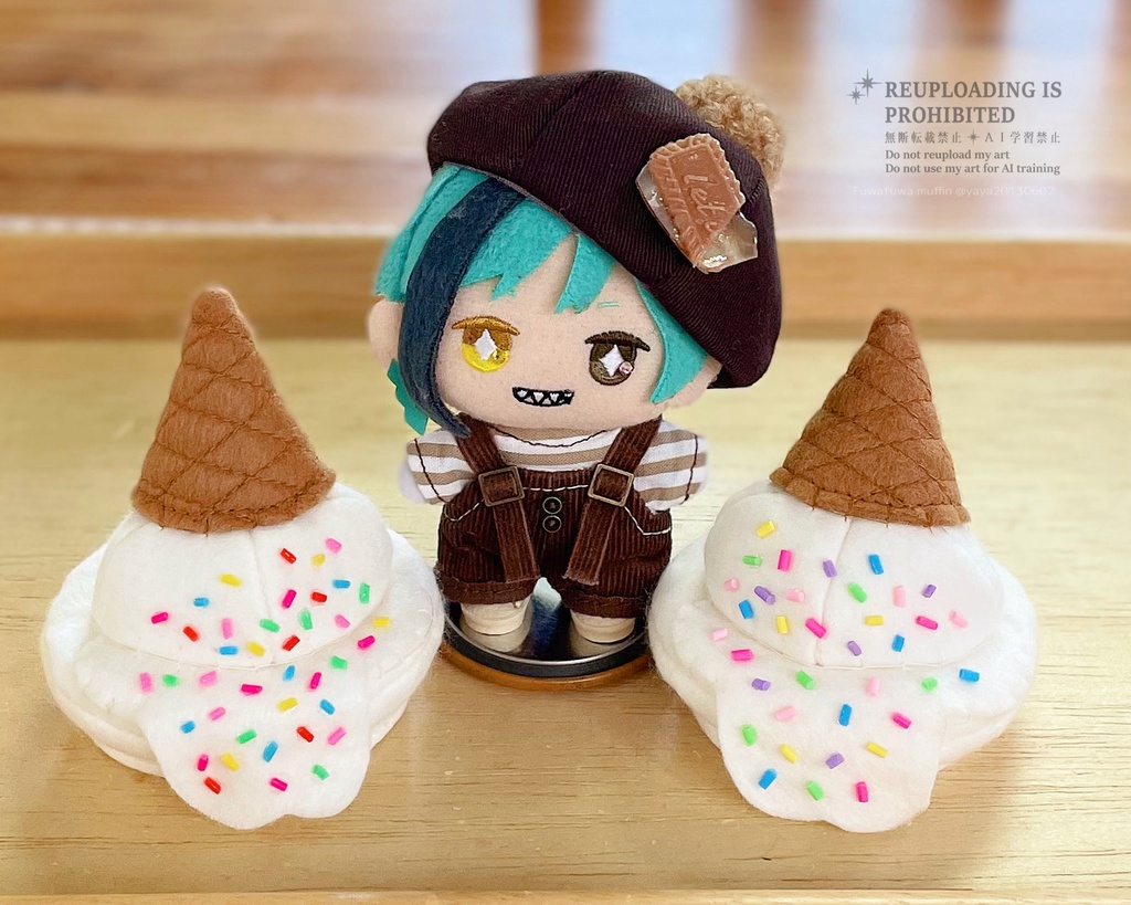 おちたアイスのぼうし