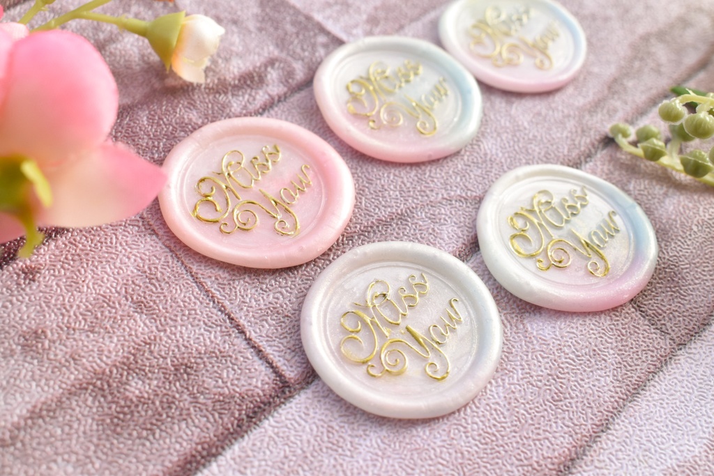 シーリングスタンプシール【MISS YOU】5枚入