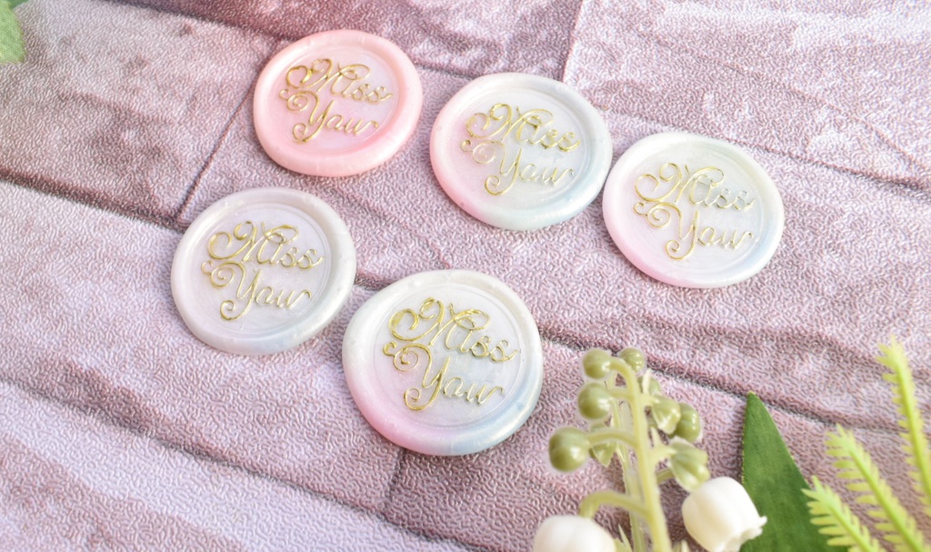 シーリングスタンプシール【MISS YOU】5枚入