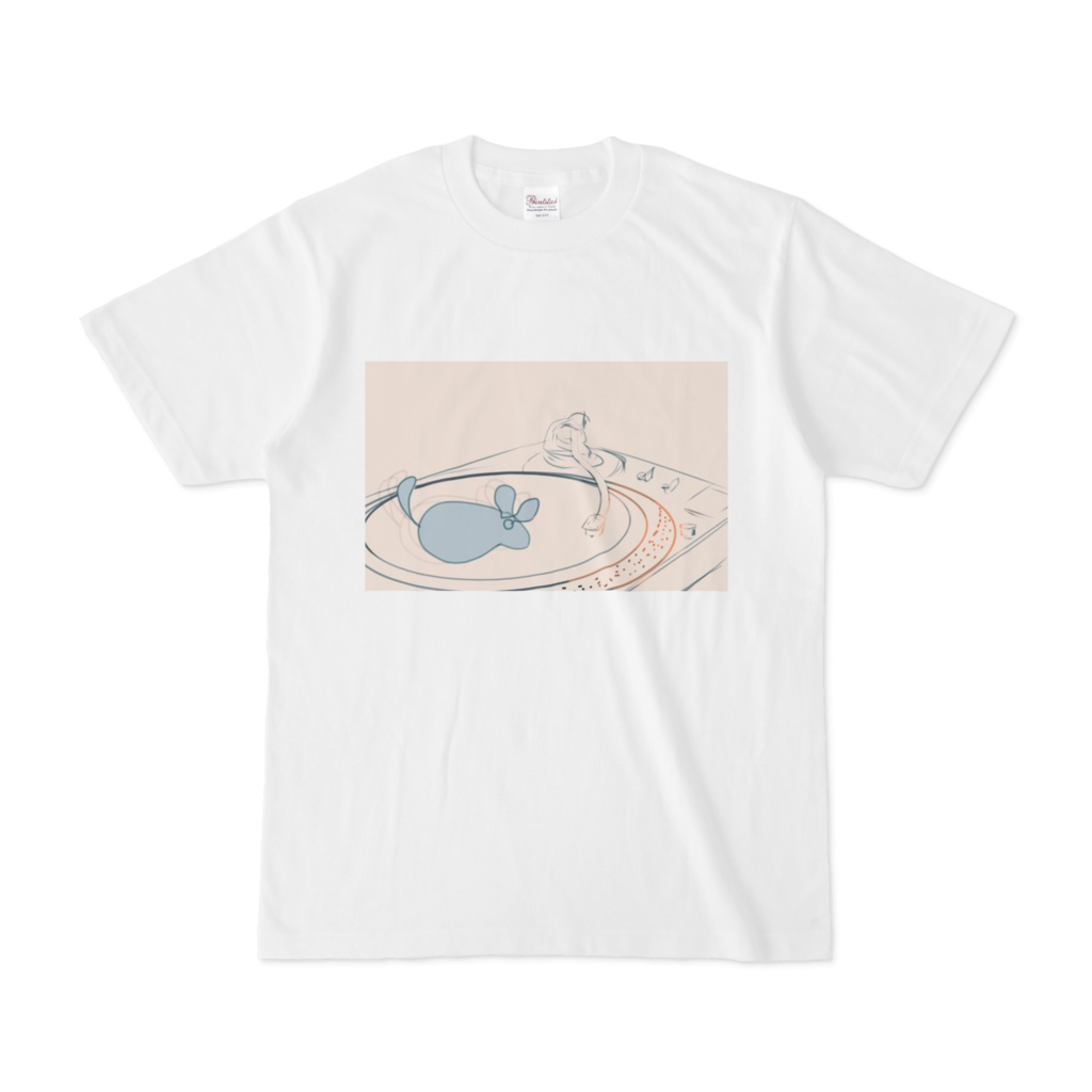RAT Tシャツ 背景ベージュ