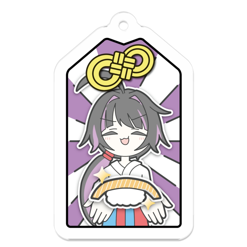 のなめ神社お守りアクキー