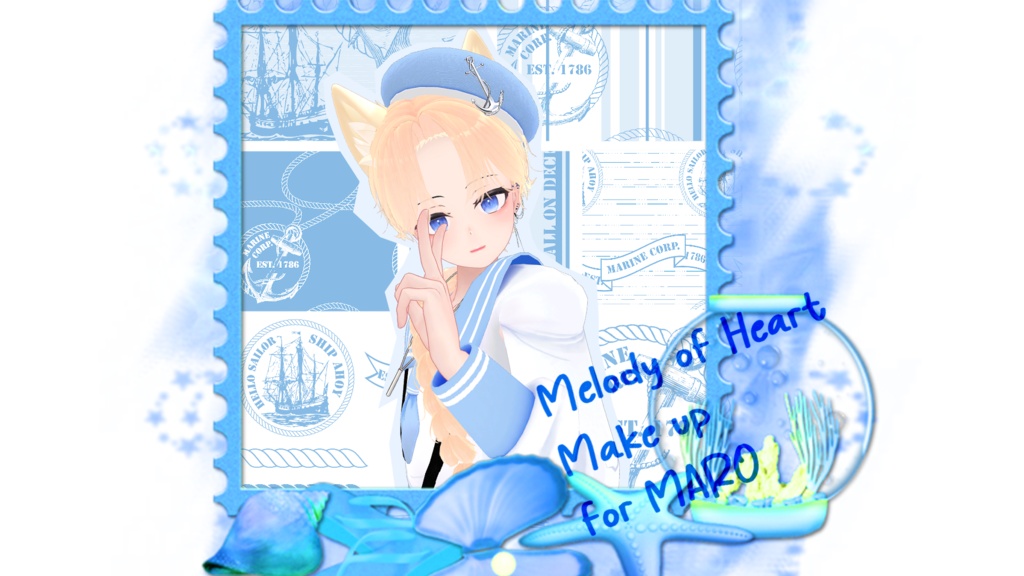 Melody of Heart make up texture(for MARO 「マロ」 )