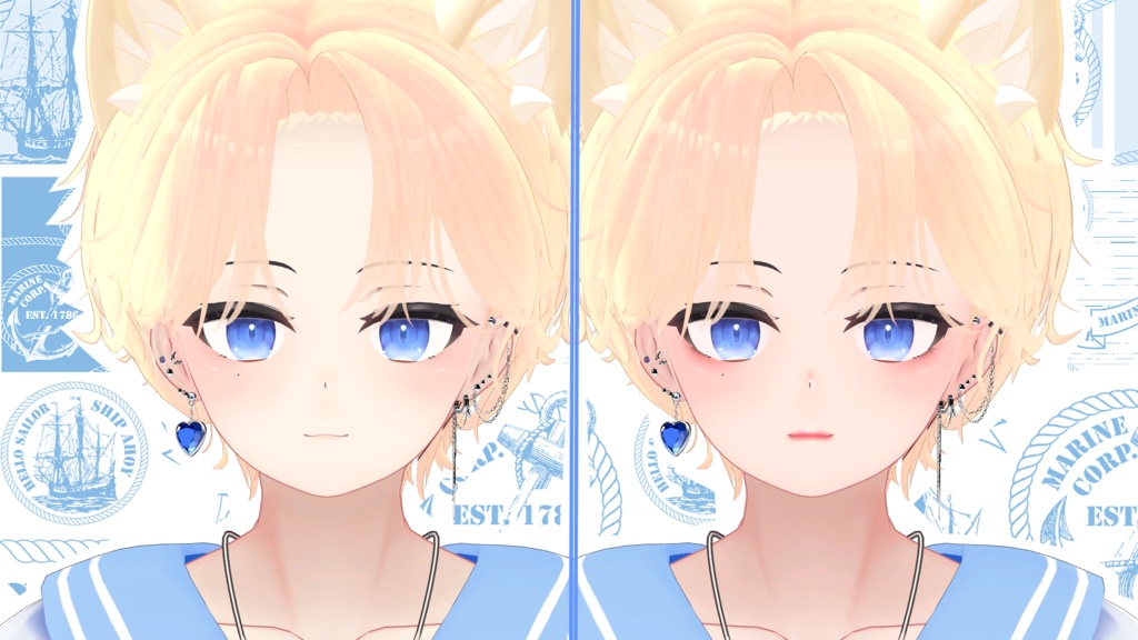 Melody of Heart make up texture(for MARO 「マロ」 )