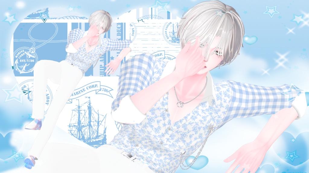 ☆[FREE] SUIT TEXTURE(SUMMER VER. for 「Demian 」 )☆BY Dea