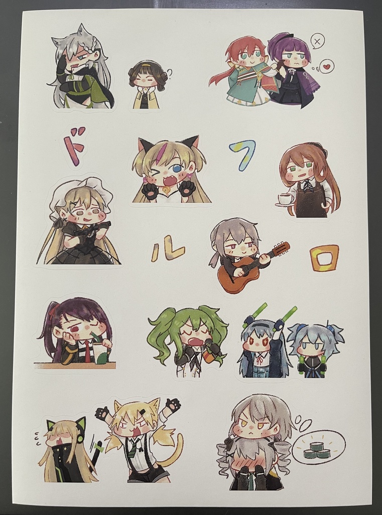 ドルフロ A5ステッカーシート