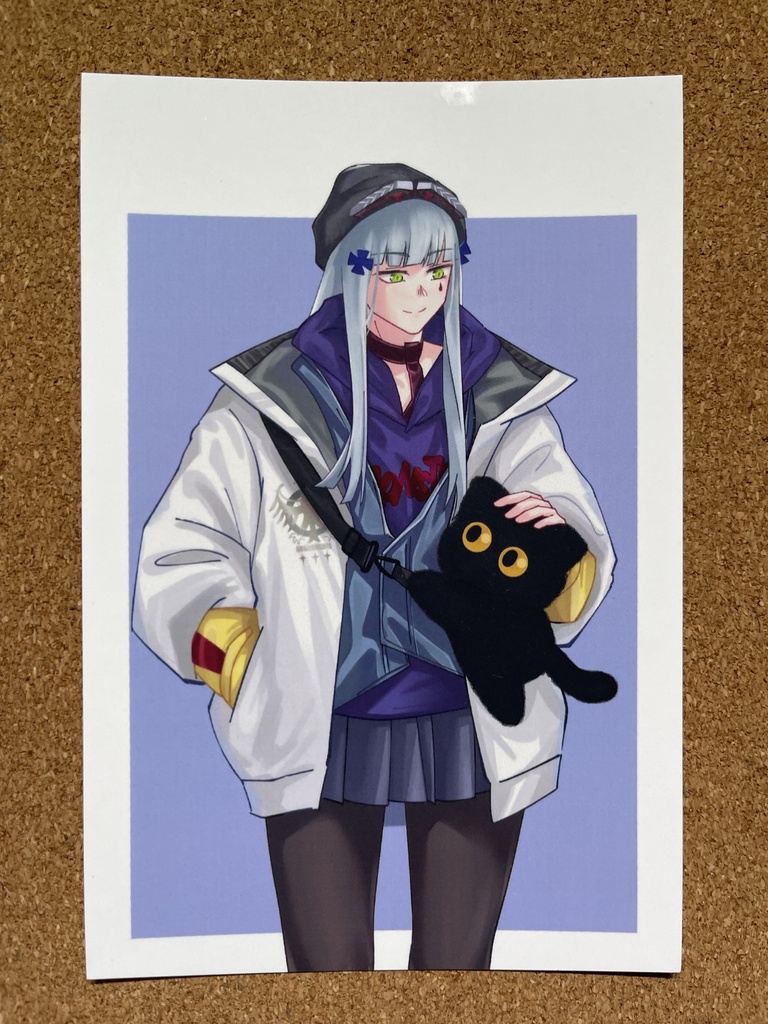 ドルフロ ニューラルクラウド 香り付きポストカード CLUKAY（HK416）with cat bag