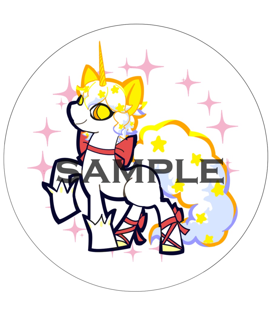 ちびユニコーン ステッカー 2