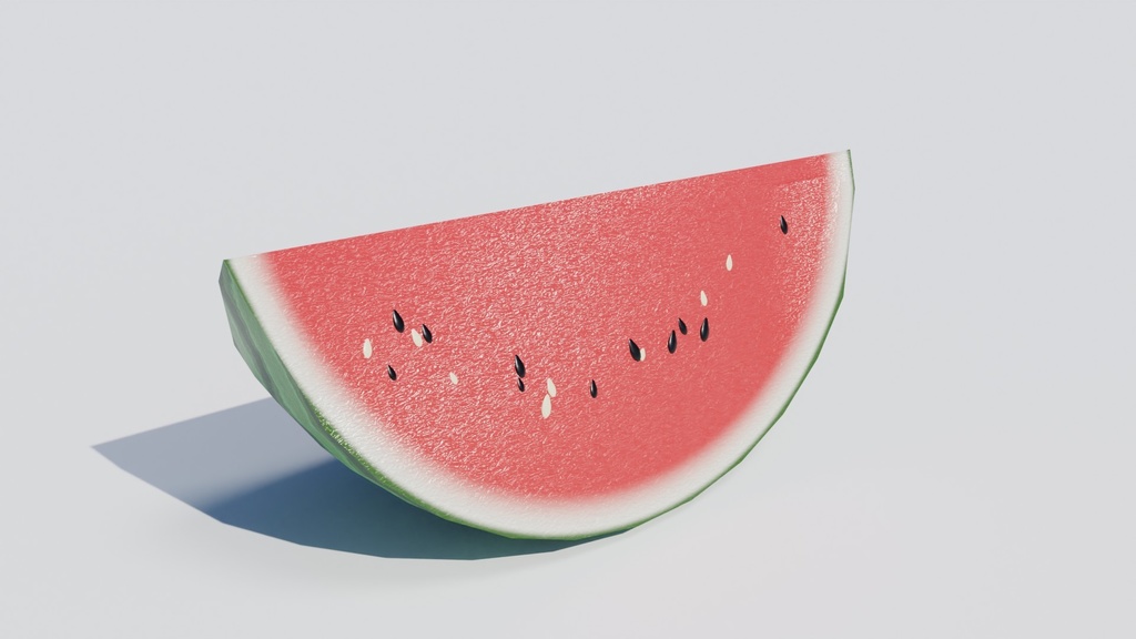 3DCG_スイカ