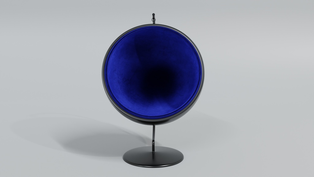 3DCG_ボールチェア