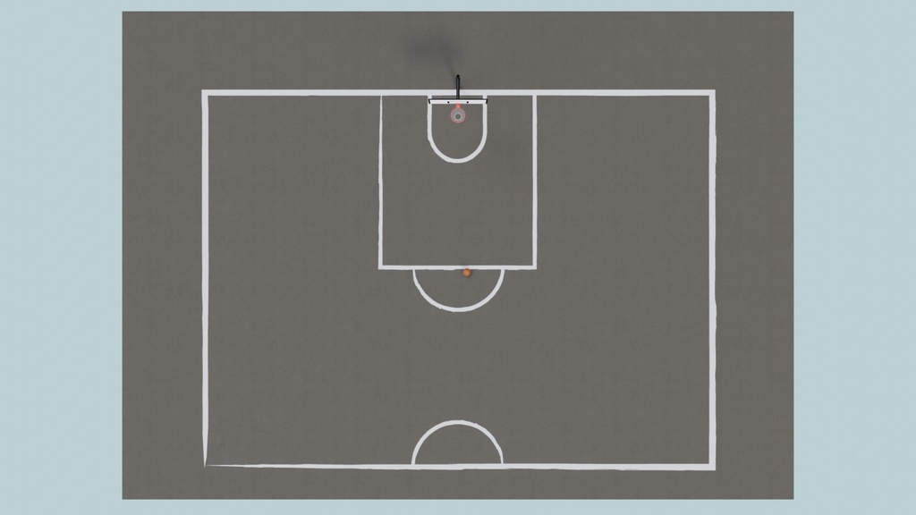 3DCG_バスケットコート