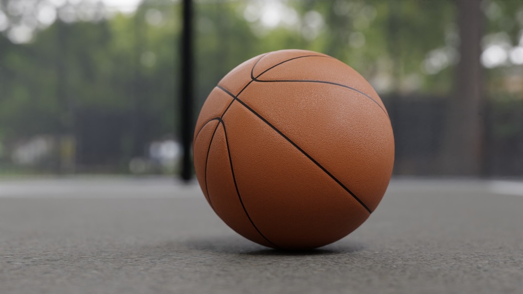 3DCG_バスケットコート