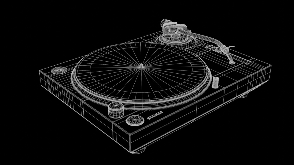 3DCG_ターンテーブル