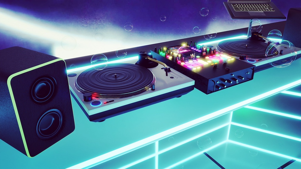 3DCG_ターンテーブル