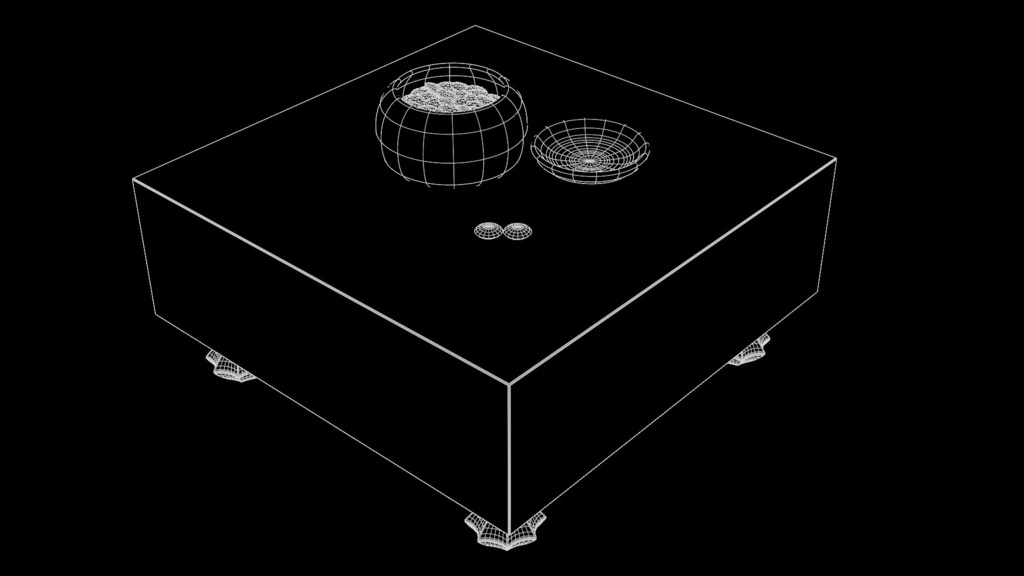 3DCG_囲碁セット