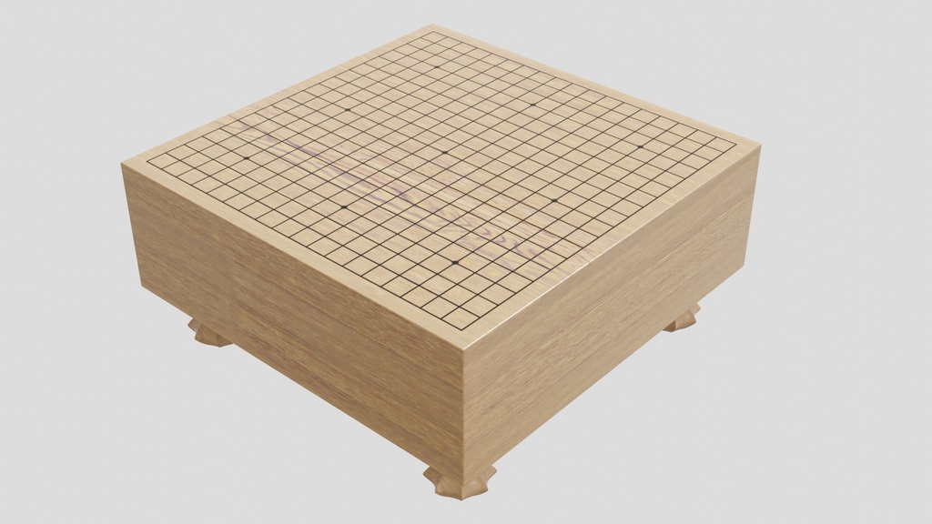 3DCG_囲碁セット