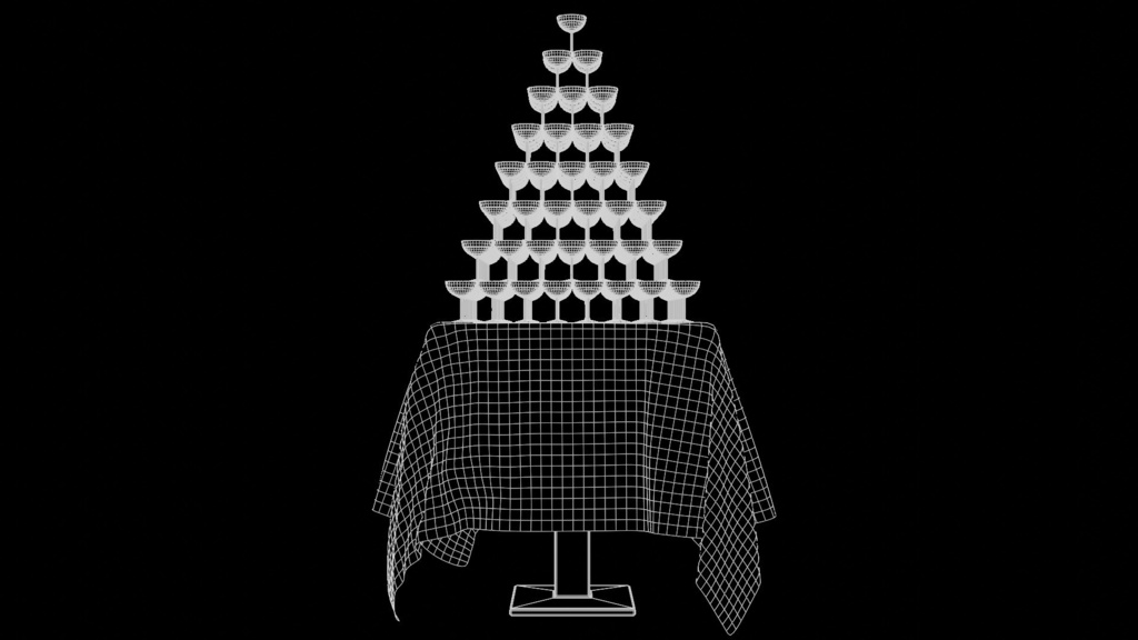 3DCG_グラスタワー