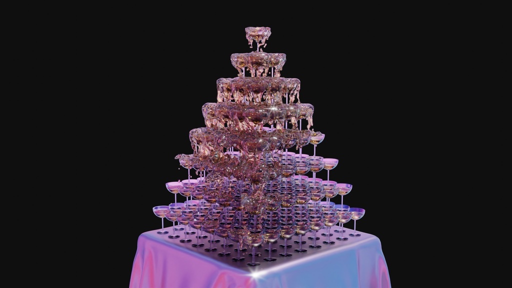 3DCG_グラスタワー