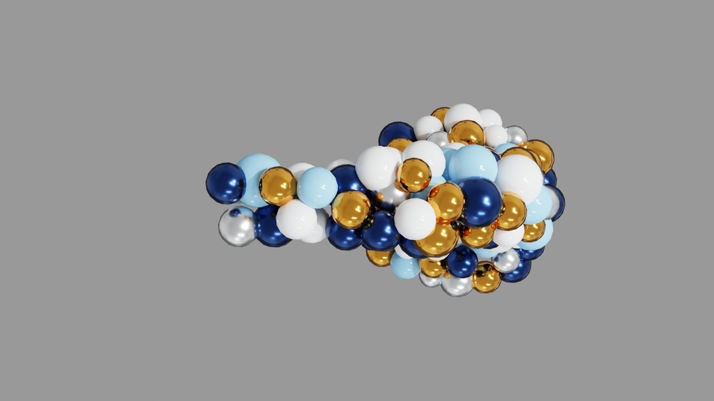 3DCG_バルーンセット