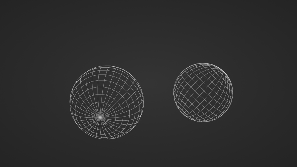 3DCG_ビーチチェアとボール