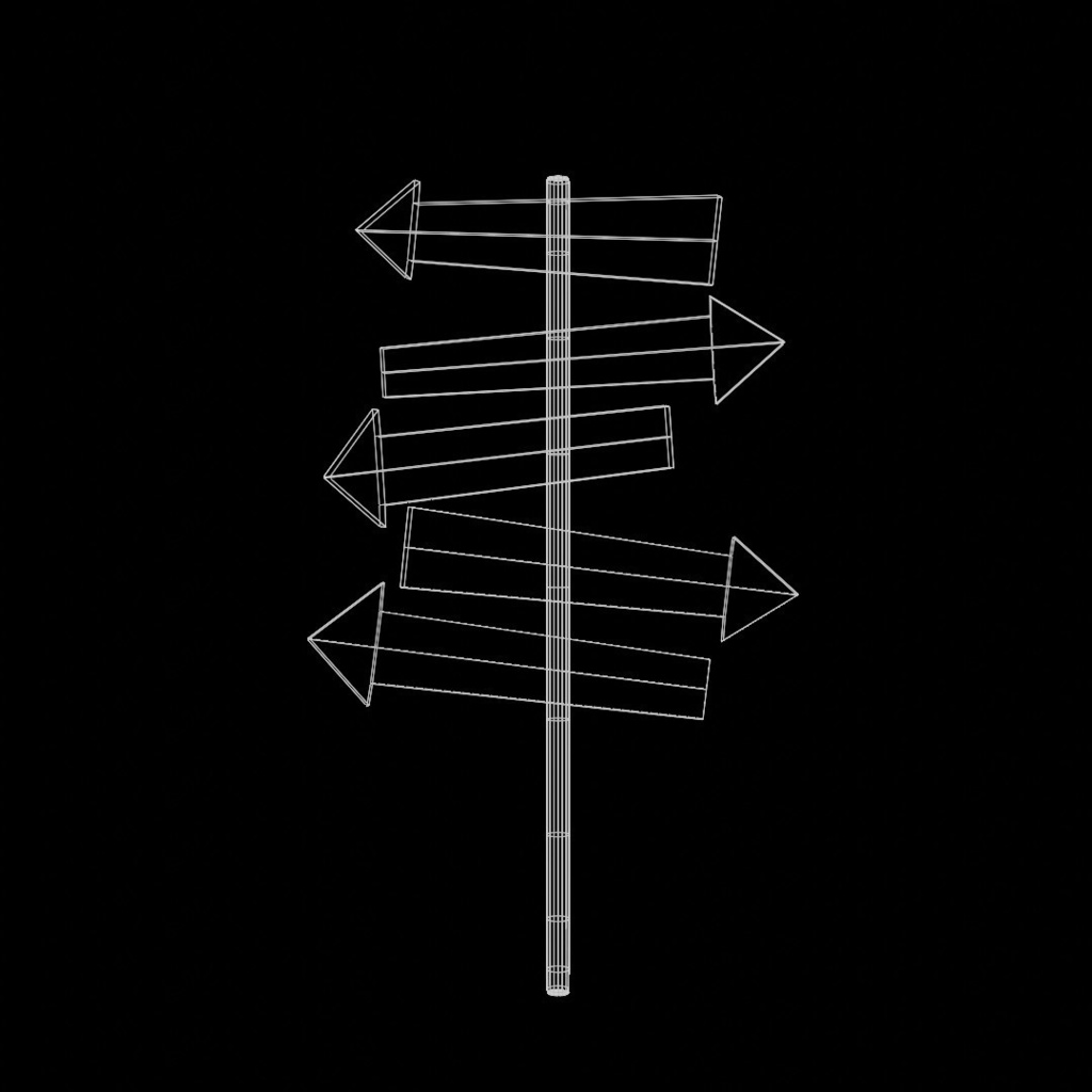 3DCG_ファンシーな看板