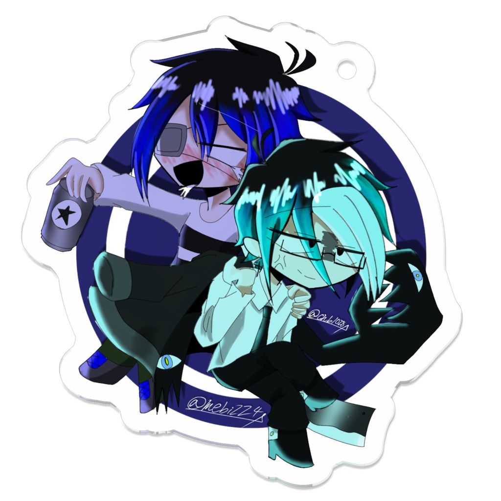 相互アクキー「@mebi224&@cnbl028」