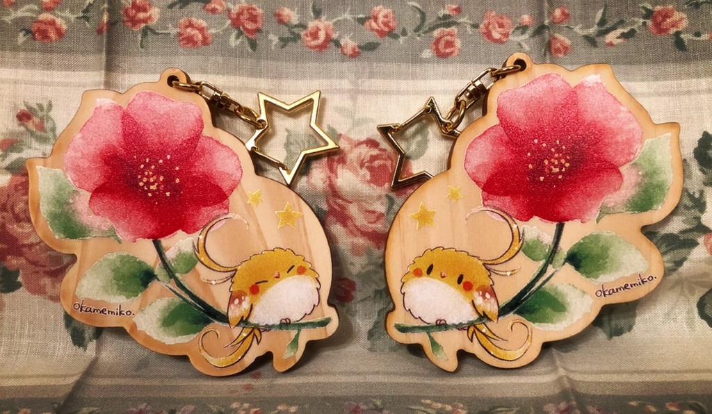 木製キーホルダー