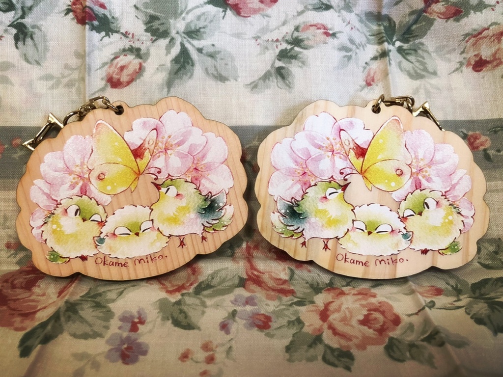 木製キーホルダー