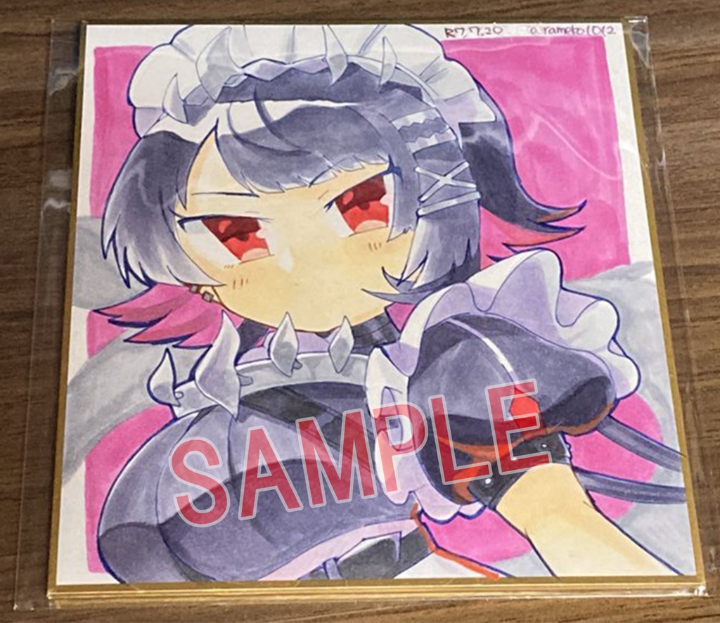 手書き色紙【ゼンゼロキャラのみ】