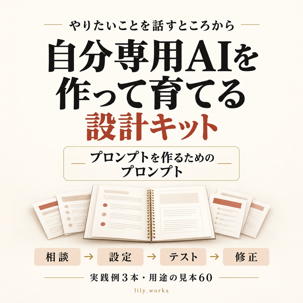 自分専用AIを作って育てる設計キット
