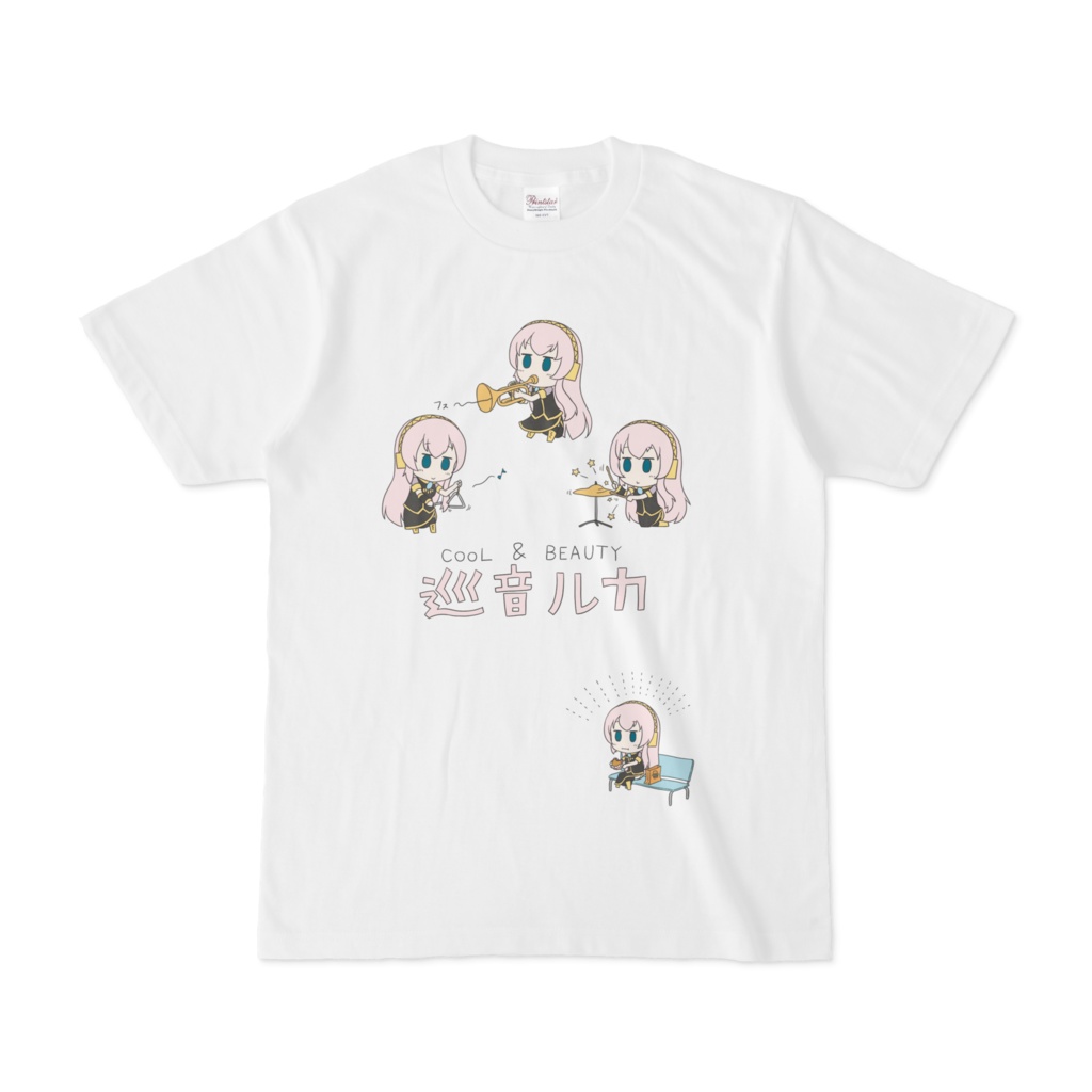 COOL & BEAUTY 巡音ルカTシャツ