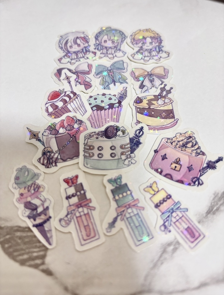 モチーフフレークシール