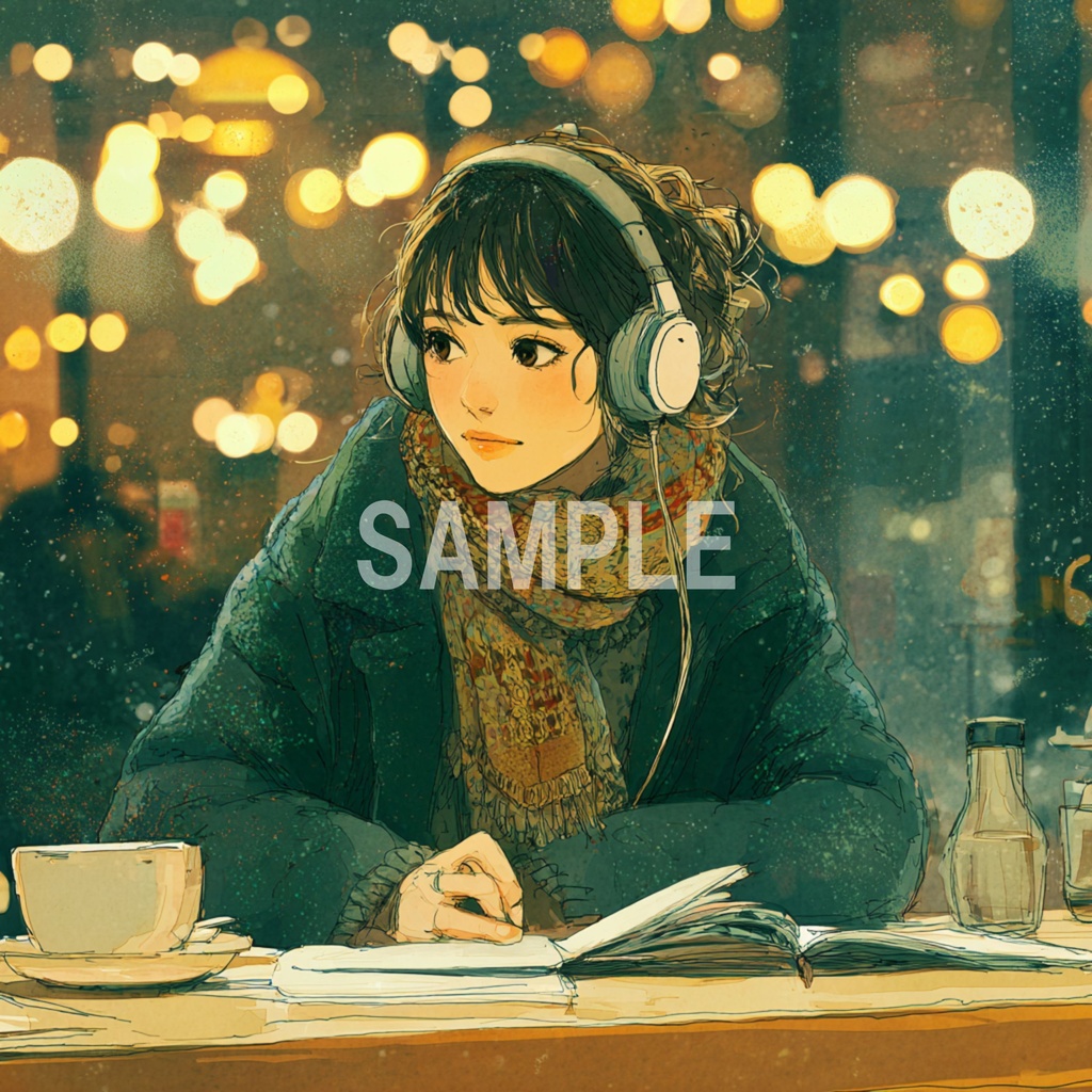 カフェの片隅でくつろぐLo-Fi