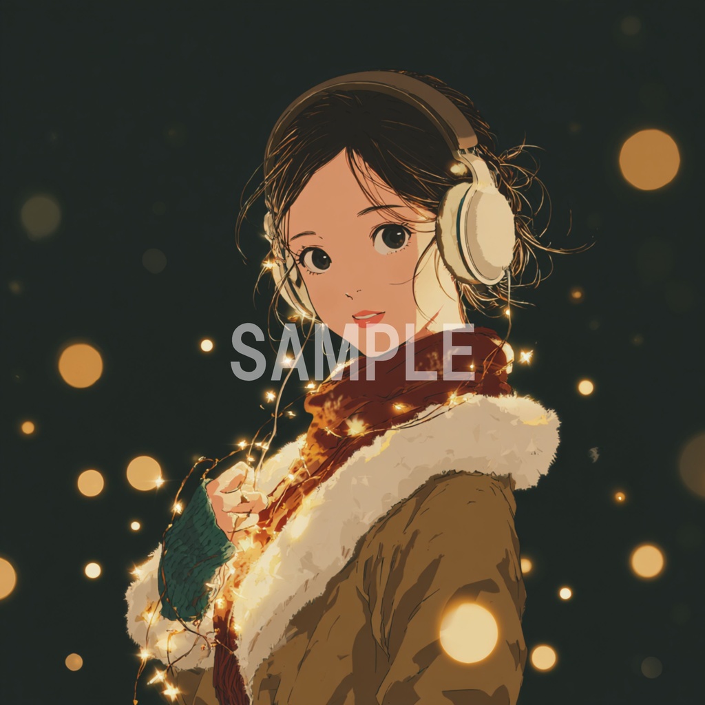 キャンドル灯る部屋でくつろぐLo-Fi