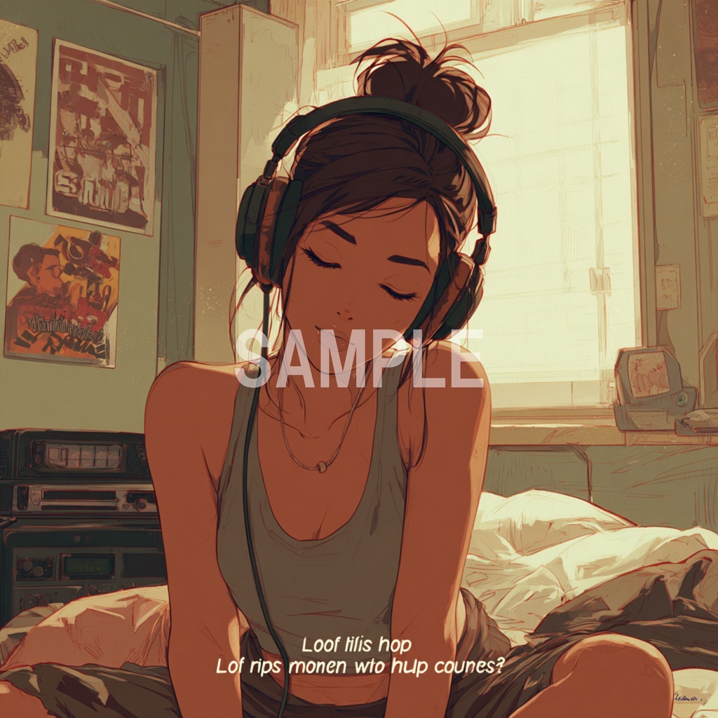 クーラーの効いた部屋でくつろぐLo-Fi